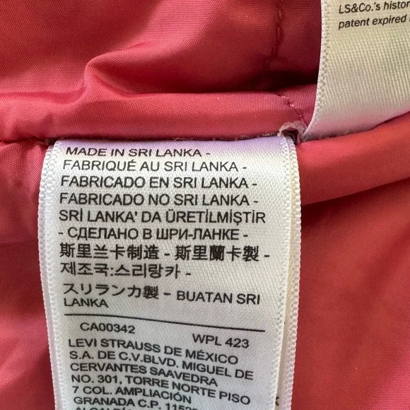 Levi Strauss Co Denim Trucker Jacket Blue Classic Fit Button Front‎ Size M - Picture 12 of 13